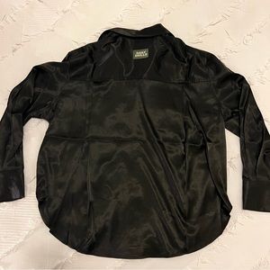 DAILY DRILLS silly button down - black